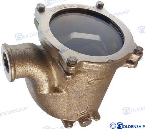 STAINLESS WATER FILTER 1 1/4" | OEM  30392 | HULL | GOLDENSHIP