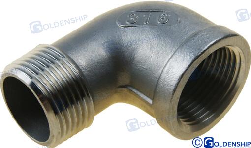 STREET ELBOW BANDED AISI 316   1" | OEM  30553 | HULL | GOLDENSHIP