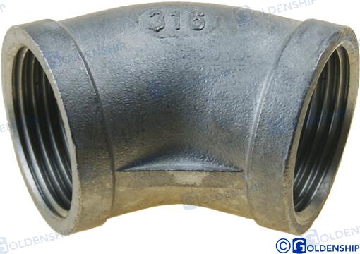 45º ELBOW BANDED  AISI 316   1" | OEM  30563 | ELBOW | GOLDENSHIP