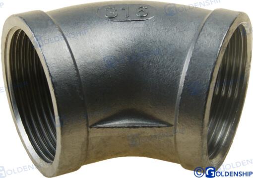 45º ELBOW BANDED  AISI 316  1-1/2 | OEM  30565 | ELBOW | GOLDENSHIP