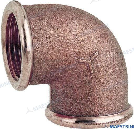 ELBOW F/F BRONZE 1/2" | OEM  30651 | HULL | GOLDENSHIP