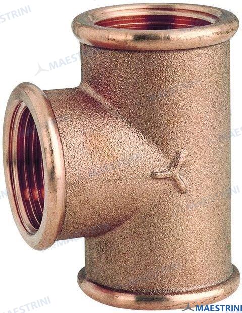 TEE BRONZE 3/8" | OEM  30670 | HULL | GOLDENSHIP