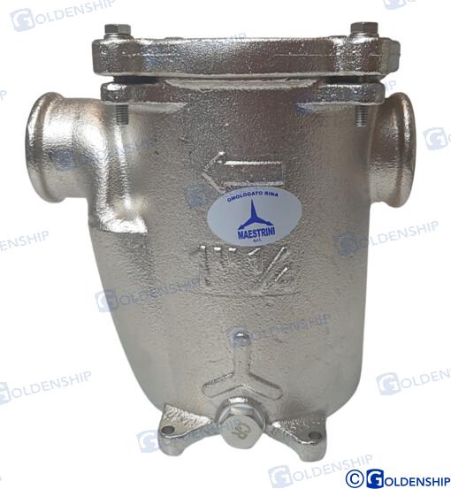 WATER FILTER 1''1/4 BRASS CR  | OEM  30745 | HULL | GOLDENSHIP