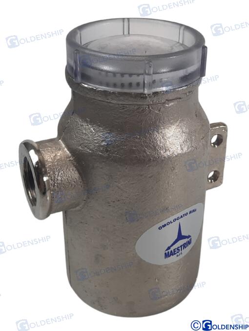 WATER FILTER 1/2'' BRASS CR  | OEM  30750 | HULL | GOLDENSHIP