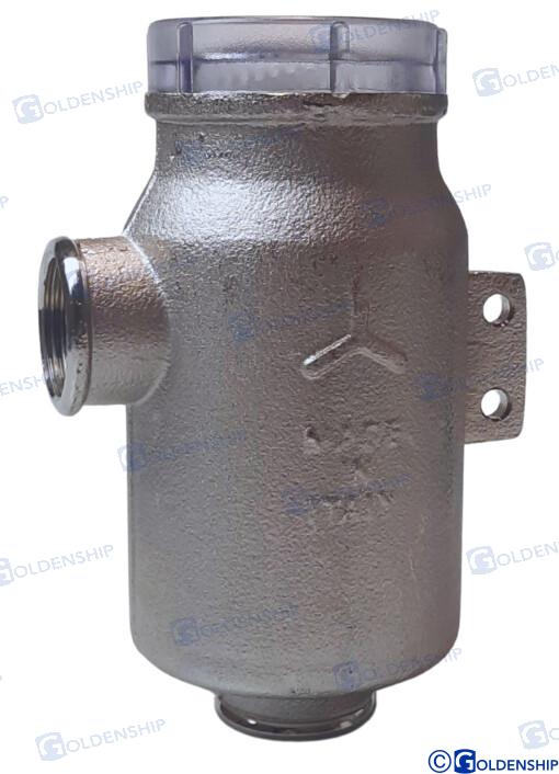 WATER FILTER 3/4'' BRASS CR  | OEM  30751 | HULL | GOLDENSHIP