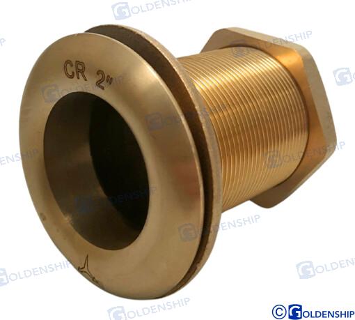 THROUGH HULL  2'' BRASS CR  | OEM  30769 | HULL | GOLDENSHIP