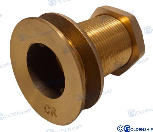 THROUGH HULL 1''1/4 BRASS CR  | OEM  30773 | HULL | GOLDENSHIP