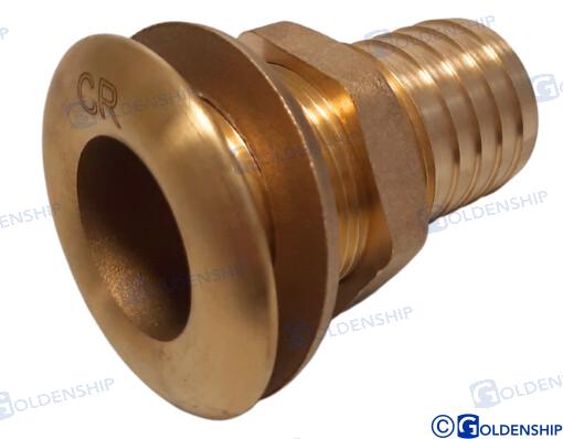 THROUGH HULL 1''1/4 BRASS CR  | OEM  30779 | HULL | GOLDENSHIP