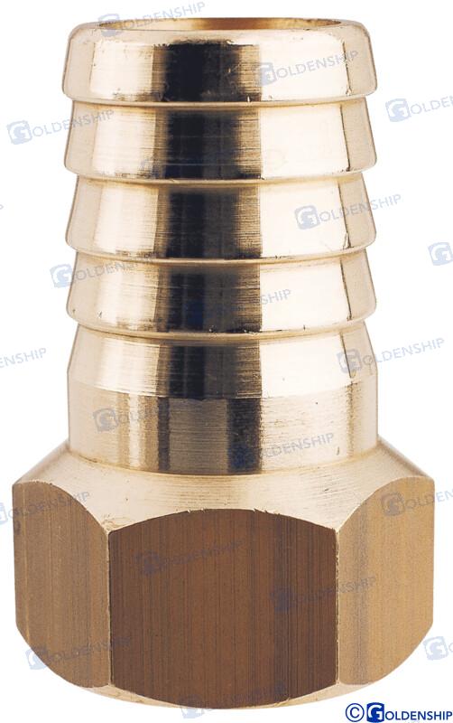 HOSE TAIL 1/2'' X 16 F. BRASS CR | OEM  30831 | HULL | GOLDENSHIP