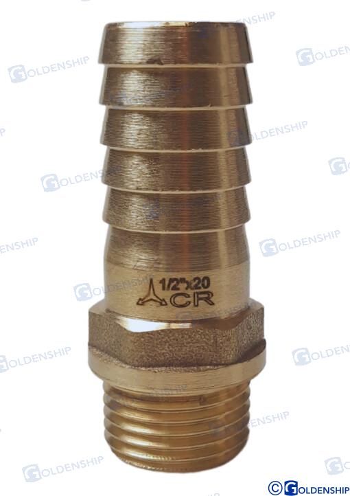 HOSE TAIL 1/2'' X 20 M. BRASS CR | OEM  30835 | HULL | GOLDENSHIP