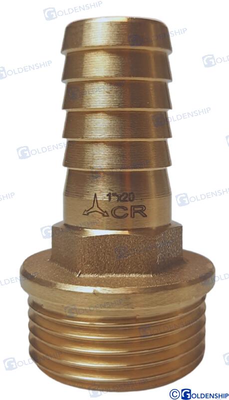 HOSE TAIL 1'' X 20 M. BRASS CR | OEM  30838 | HULL | GOLDENSHIP