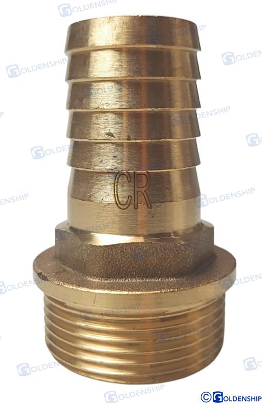 HOSE TAIL 1''1/4 X 30 M. BRASS CR | OEM  30842 | HULL | GOLDENSHIP