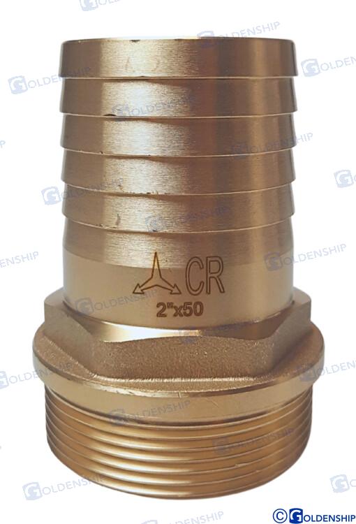 HOSE TAIL 2'' X 50 M. BRASS CR | OEM  30850 | HULL | GOLDENSHIP