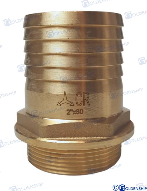 HOSE TAIL 2'' X 60 M. BRASS CR | OEM  30851 | HULL | GOLDENSHIP