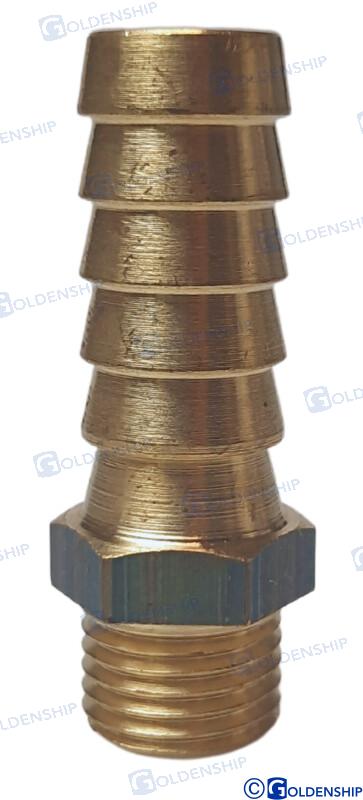 HOSE TAIL 1/4'' X 13 M. BRASS CR | OEM  30854 | HULL | GOLDENSHIP