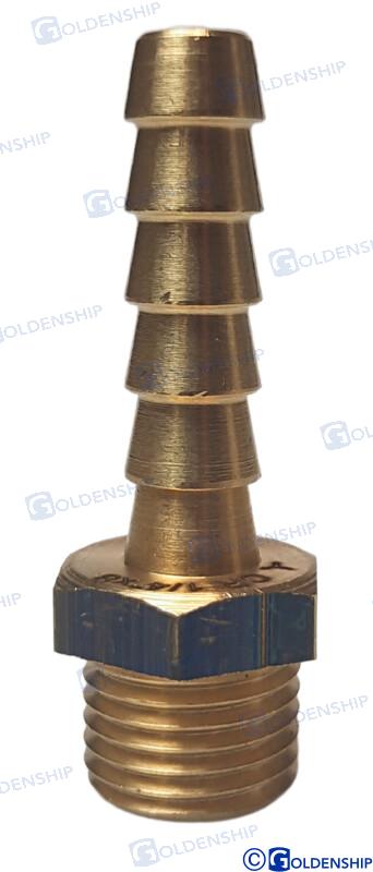 HOSE TAIL 1/4'' X 8 M. BRASS CR | OEM  30855 | HULL | GOLDENSHIP