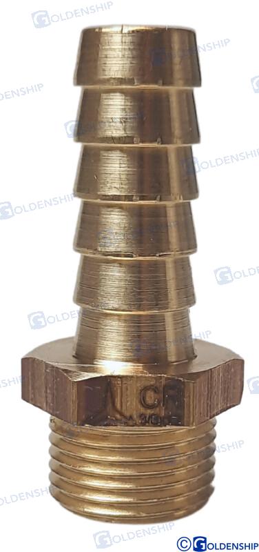 HOSE TAIL 3/8'' X 12 M. BRASS CR | OEM  30857 | HULL | GOLDENSHIP