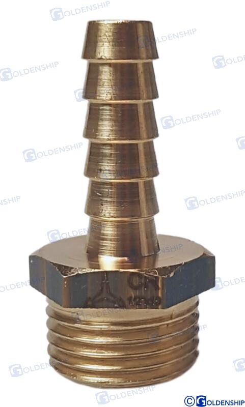 HOSE TAIL 1/2'' X 10 M. BRASS CR | OEM  30862 | HULL | GOLDENSHIP