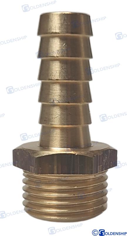 HOSE TAIL 1/2'' X 13 M. BRASS CR | OEM  30864 | HULL | GOLDENSHIP