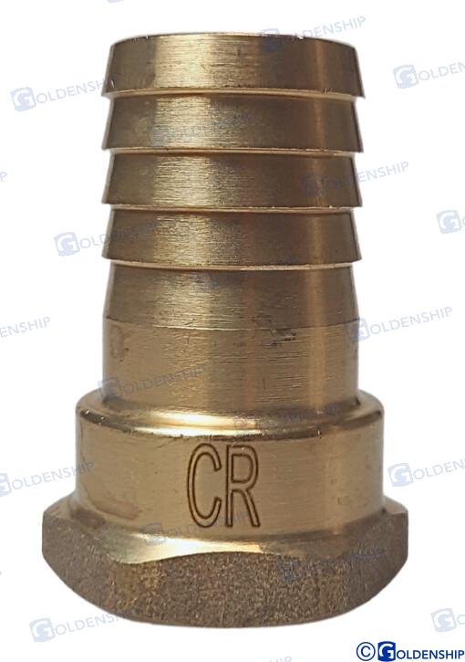 HOSE TAIL 3/4'' X 25 F. BRASS CR | OEM  30867 | HULL | GOLDENSHIP