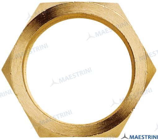 NUT 1/2” IN CR BRASS | OEM  30926 | HULL | GOLDENSHIP