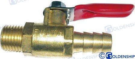 2-WAY FUEL VALVE 1/4" M/H | OEM  31006 | HULL | GOLDENSHIP