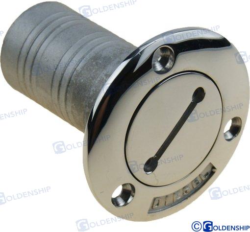 STAINLESS DECK FILL 38MM GAS | OEM  31111 | HARDWARE | GOLDENSHIP