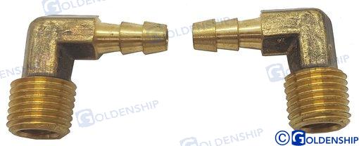 RACOR 90º NPT 1/4 X 1/4"  (PACK 2) | OEM  31245 | PARTS | GOLDENSHIP