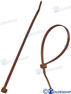 NYLON CABLE TIE 100X2,5 BROWN (100) | OEM  38220 | ACCESSORIES | GOLDENSHIP