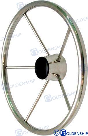 STEERING WHEEL, SS. 15-1/2" | OEM  41110 | STEERING WHEEL | GOLDENSHIP