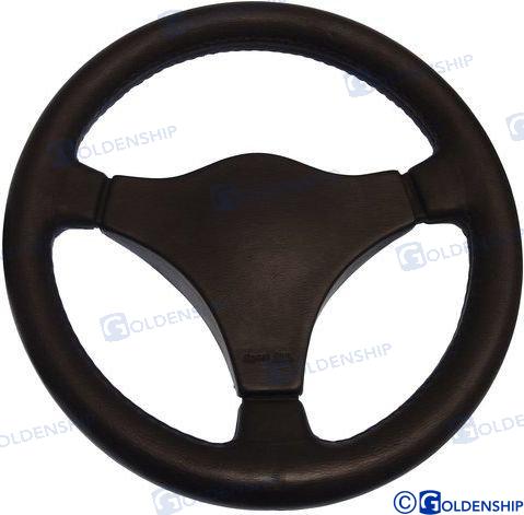 STEERING WHEEL BEACH 330 MM. BLACK | OEM  41135 | STEERING WHEEL | GOLDENSHIP