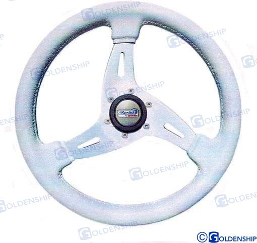 STEERING WHEEL VORTICE 350 MM. WHITE | OEM  41139 | STEERING WHEEL | GOLDENSHIP