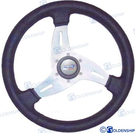 STEERING WHEEL 350 MM. BLACK | OEM  41140 | STEERING WHEEL | GOLDENSHIP