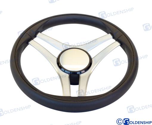 STEERING WHEEL MOLINARA 350 MM BLACK | OEM  41282 | STEERING WHEEL | GOLDENSHIP