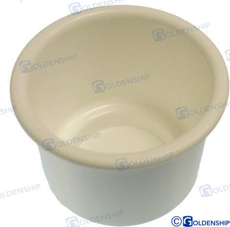 DRINK HOLDER 100 MM. WHITE | OEM  41475 | ACCESSORIES | GOLDENSHIP