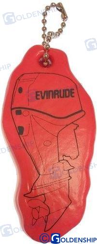 VINYL FLOATED KEY CHAIN (EVINRUDE) | OEM  41490 | CHANDLERY | GOLDENSHIP