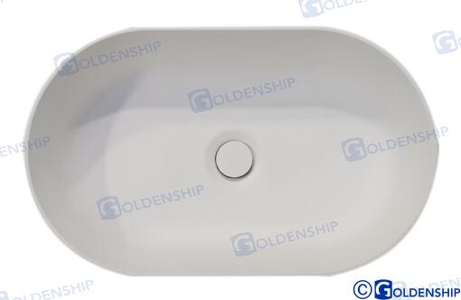 SINK SEMI-OVAL 450X260 MM | OEM  50056 | PUMPS | GOLDENSHIP