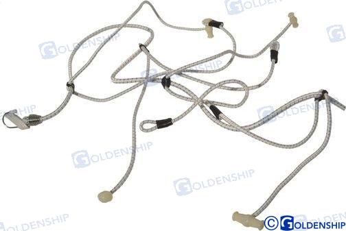 MILLIPIEDE SET FOR MAST  2 M. | OEM  60148 | FENDERS | GOLDENSHIP