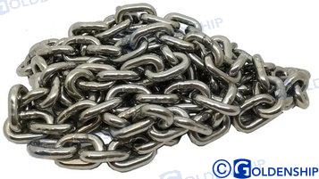 CHAIN DIN766 STD CALIBRATED AISI316 8 MM | OEM  61116 | CHAIN | GOLDENSHIP