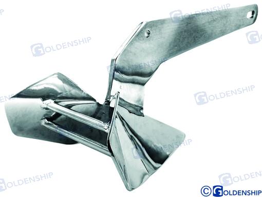 GALVANIZED ANCHOR "DELTA" 7,5 KG. | OEM  61201 | FENDERS | GOLDENSHIP