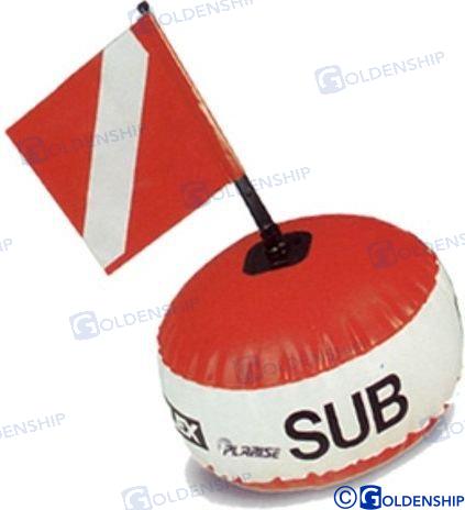 DIVING MARKER BUOY "EXPORT" DIA. 38 CM H | OEM  62041 | FENDERS | GOLDENSHIP