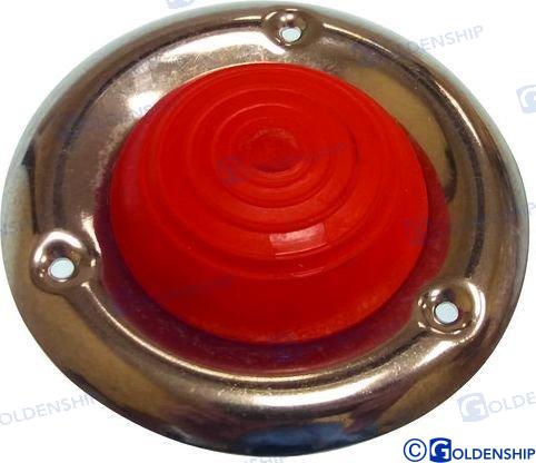 RUBBER CAP WITH S.S. FLANGE RED | OEM  63092 | FENDERS | GOLDENSHIP