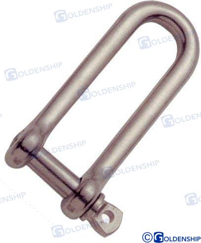 LONG DEE SHACKLE AISI316 5 MM (2) | OEM  71015 | HARDWARE | GOLDENSHIP