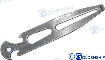 SHACKLE KEY 112*21 MM AISI304 | OEM  71047 | HARDWARE | GOLDENSHIP