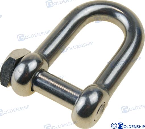 TRAWLING D SHACKLE, SCREW PIN 25 MM | OEM  71065 | HARDWARE | GOLDENSHIP