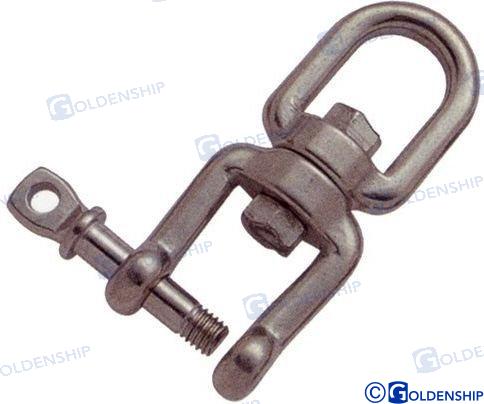 SWIVEL, EYE & JAW 6MM (10) | OEM  71110B | HARDWARE | GOLDENSHIP