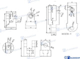 ANCHOR CONNECTOR D. SWIVEL 6-8MM | OEM  71133 | CONNECTOR | GOLDENSHIP