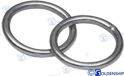 ROUND RING, WELDED 4X25 (2) | OEM  71138 | HARDWARE | GOLDENSHIP