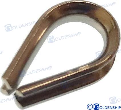 WIRE ROPE THIMBLE 2 MM (PACK 25) | OEM  71150B | HARDWARE | GOLDENSHIP