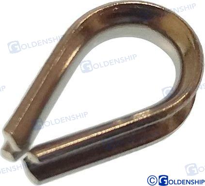 WIRE ROPE THIMBLE AISI-304 2MM  (4) | OEM  71150 | HARDWARE | GOLDENSHIP